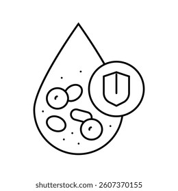 insulin resistance obesity overweight line icon vector. insulin resistance obesity overweight sign. isolated contour symbol black illustration