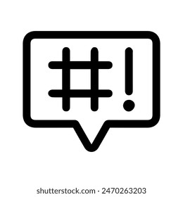 Ilustración de diseño de símbolo de Vector de icono insultante