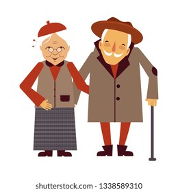 Insurance for Aged Vector Illustartion
