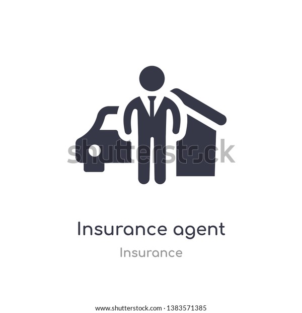 insurance agent icon. isolated insurance\
agent icon vector illustration from insurance collection. editable\
sing symbol can be use for web site and mobile\
app