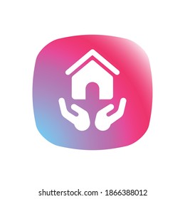 Versicherungs-Icon-Button