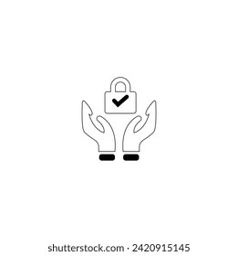 Insurance and assurance icon. Containing healthcare medical, life, car, home, travel insurance icons. Insurance vector icon.