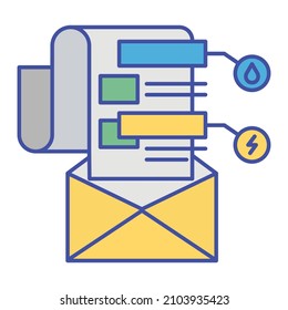 insurance bill Isolated Vector icon which can easily modify or edit

