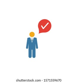 Insurance Broker icon. Colored creative element from insurance collection.