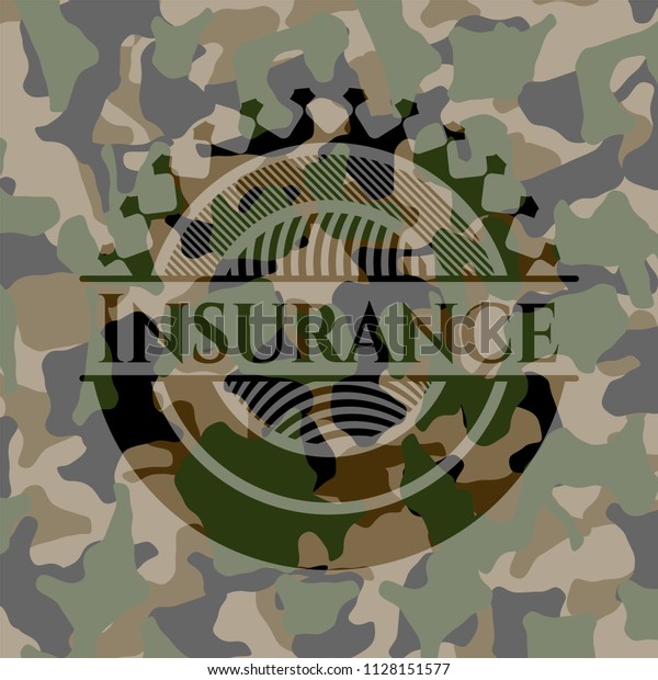Insurance camouflaged
emblem