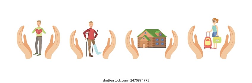 Insurance Case and Risk Security Against Unpleasant Incident Vector Set