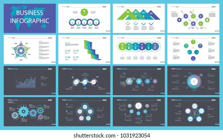 Insurance Charts Slide Templates Set
