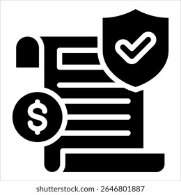 Insurance Claim Icon Element For Design