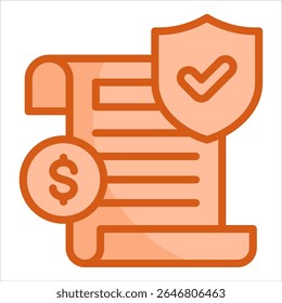 Insurance Claim Icon Element For Design