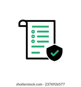 Insurance claim icon isolated of flat style design