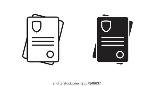 Insurance Claim Icon set. vector illustration set