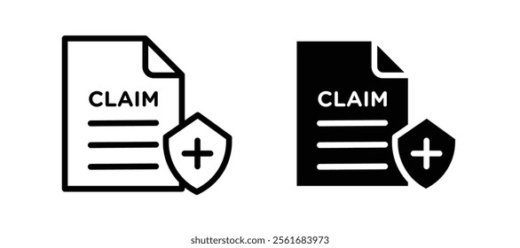 Insurance Claim icons for web ui designs