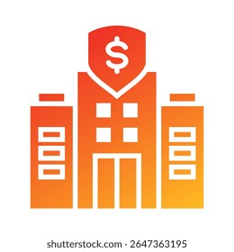 Elemento de ícone para design de empresas de seguros