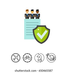 Insurance Company Concept Icon