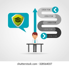 insurance company design, vector illustration eps10 graphic 