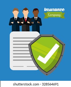insurance company design, vector illustration eps10 graphic 