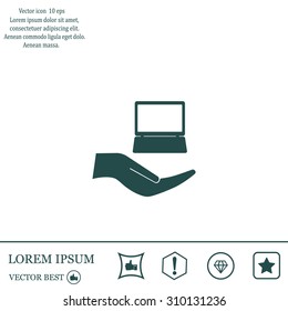 insurance computer icon