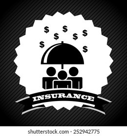 insurance concept design, vector illustration eps10 graphic 