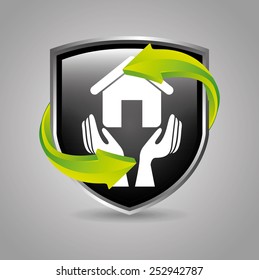 insurance concept design, vector illustration eps10 graphic 