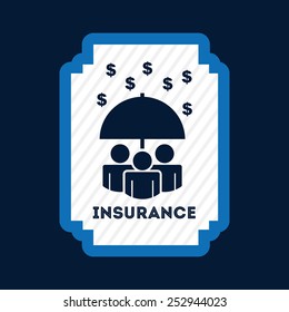 insurance concept design, vector illustration eps10 graphic 