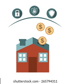 insurance concept design, vector illustration eps10 graphic 