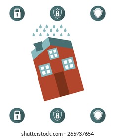 insurance concept design, vector illustration eps10 graphic 