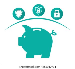 insurance concept design, vector illustration eps10 graphic 