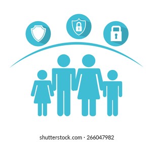 insurance concept design, vector illustration eps10 graphic 