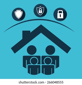 insurance concept design, vector illustration eps10 graphic 