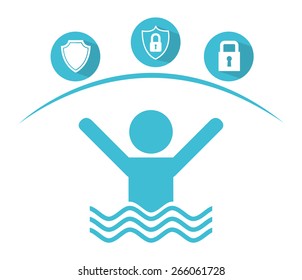 insurance concept design, vector illustration eps10 graphic 