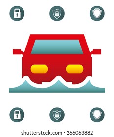 insurance concept design, vector illustration eps10 graphic 