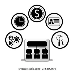 Insurance concept with icons design, vector illustration 10 eps graphic.
