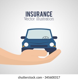 Insurance concept with icons design, vector illustration 10 eps graphic.