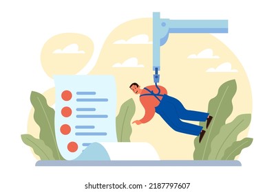 Concepto de seguro. Idea de la seguridad y protección de los bienes y la vida frente a los daños. Seguridad de viajes y negocios. Indemnización de emergencia o pago social. Ilustración vectorial plana