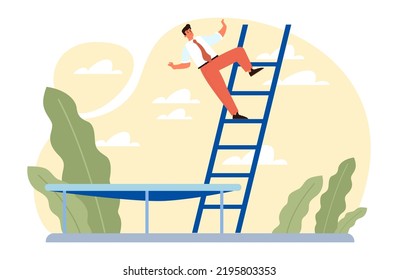 Insurance concept. Idea of security and protection of property and life from damage. Travel and business safety. Emergency compensation or social payment. Flat vector illustration
