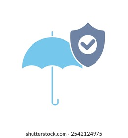 insurance concept line icon. Simple element illustration. insurance concept outline symbol design.