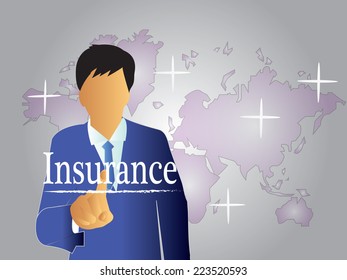 insurance concept,insurance vector 