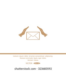insurance correspondence E-mail vector