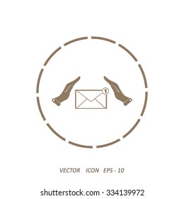 insurance correspondence E-mail vector