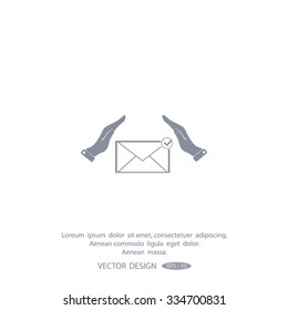 insurance correspondence E-mail vector