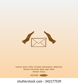 insurance correspondence E-mail vector