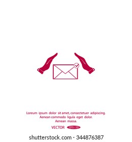 insurance correspondence E-mail vector