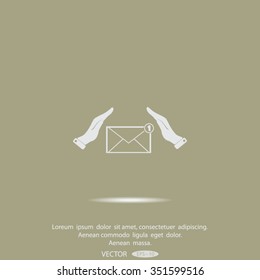 insurance correspondence E-mail vector