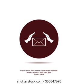 insurance correspondence E-mail vector
