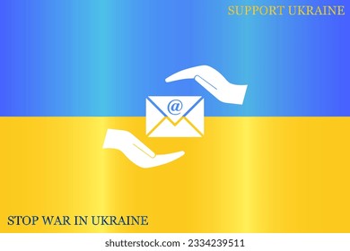 insurance correspondence icon vector design