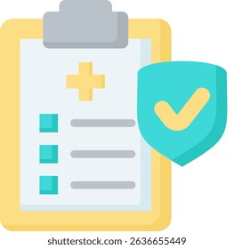 Insurance Coverage Icon Element For Design