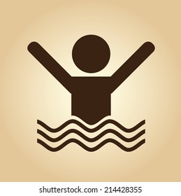 insurance design over beige  background vector illustration