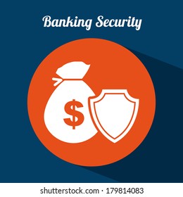 insurance design over  blue background vector illustration