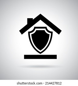 insurance design over  gray background vector illustration