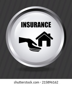 insurance design over gray   background vector illustration